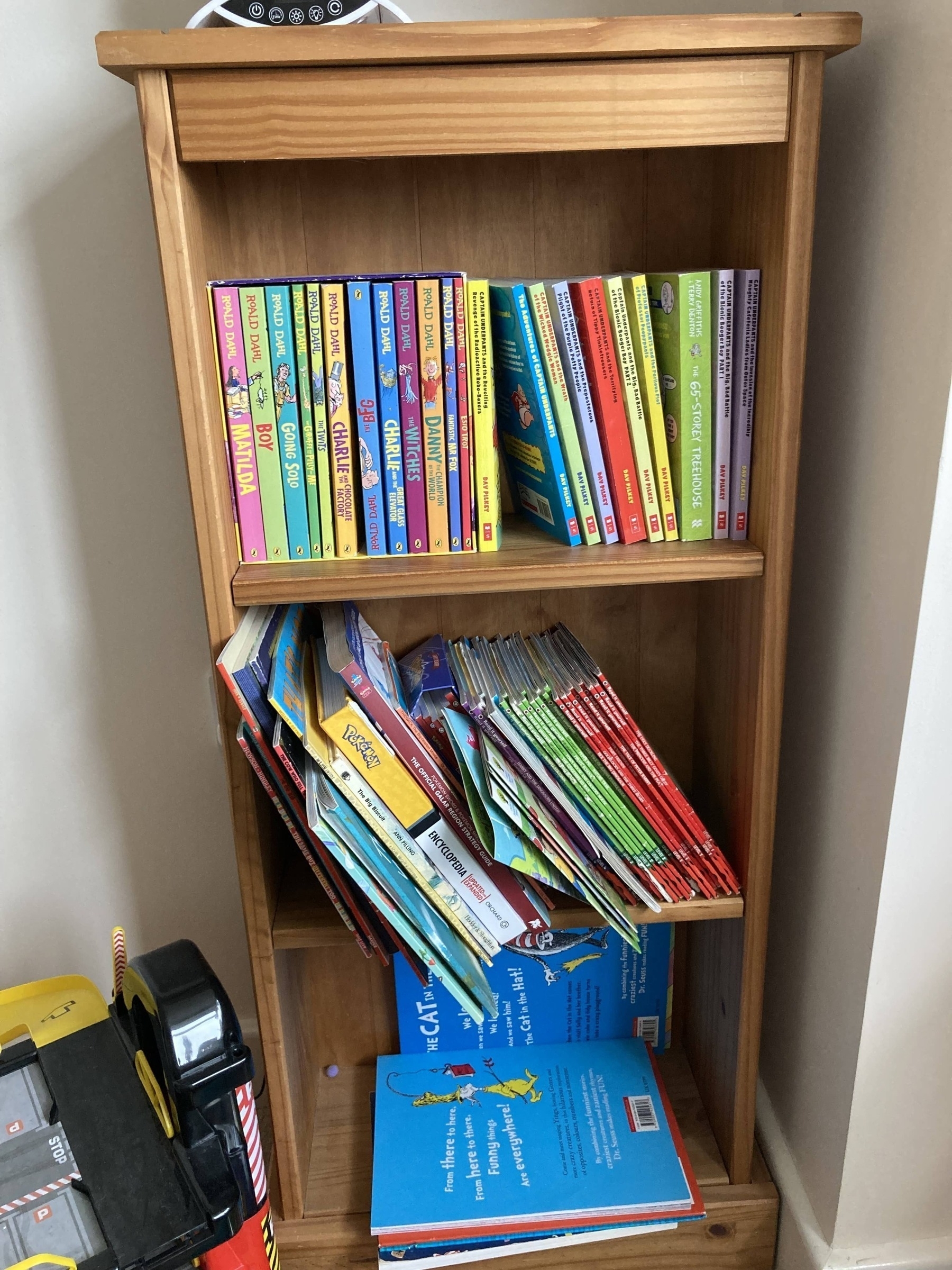 Boys' bookshelf
